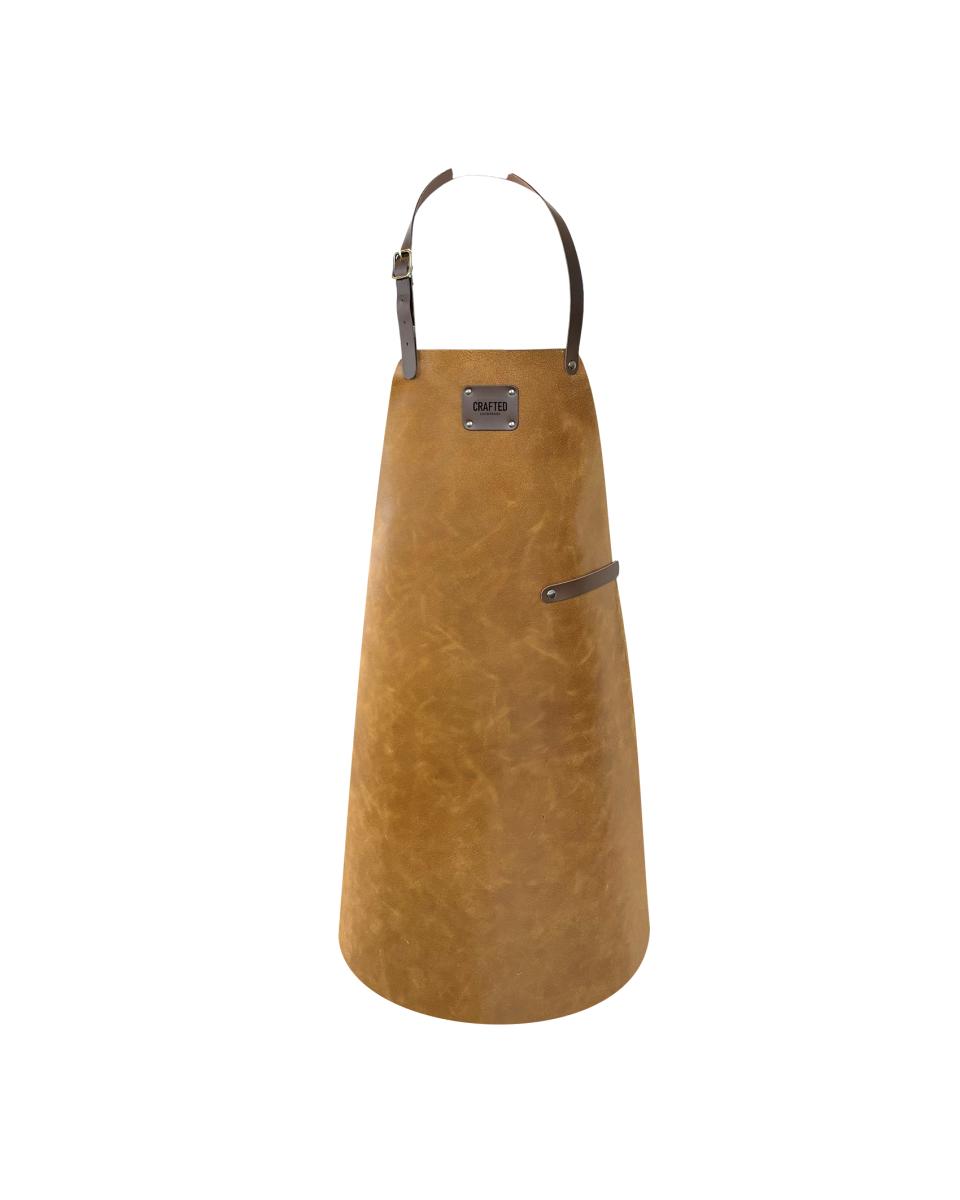 Tablier - Cuir - Sable - Cuir artisanal
