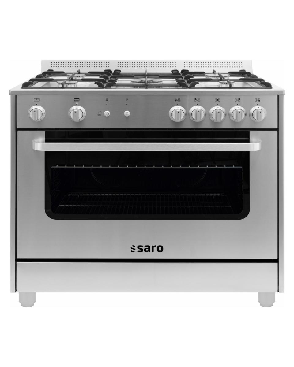 Cuisinière à gaz - 5 brûleurs - Saro - 331-1165