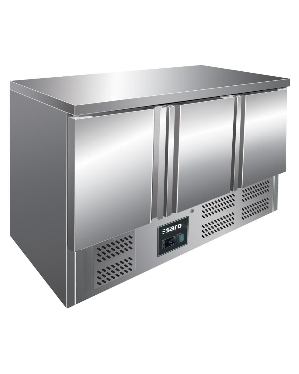 Etabli réfrigéré - 3 portes - H 89 x L 136,5 cm - inox - Saro - 323-1004
