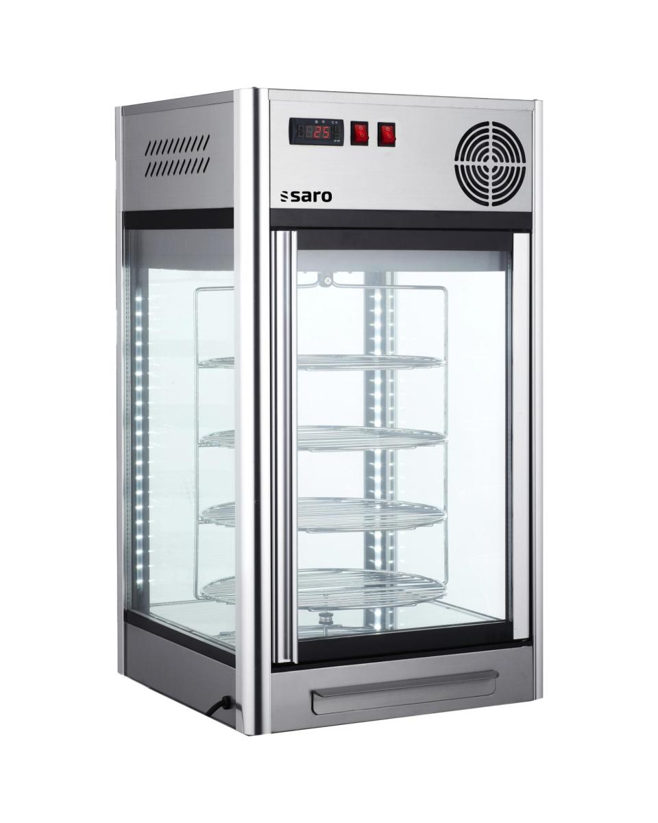 Vitrine pâtisserie - 110 litres - inox - Saro - 330-1034