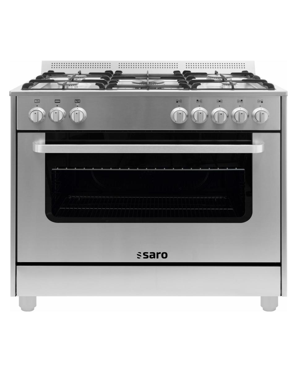 Cuisinière à gaz - Four électrique - 5 Fosse - Saro - 331-1160