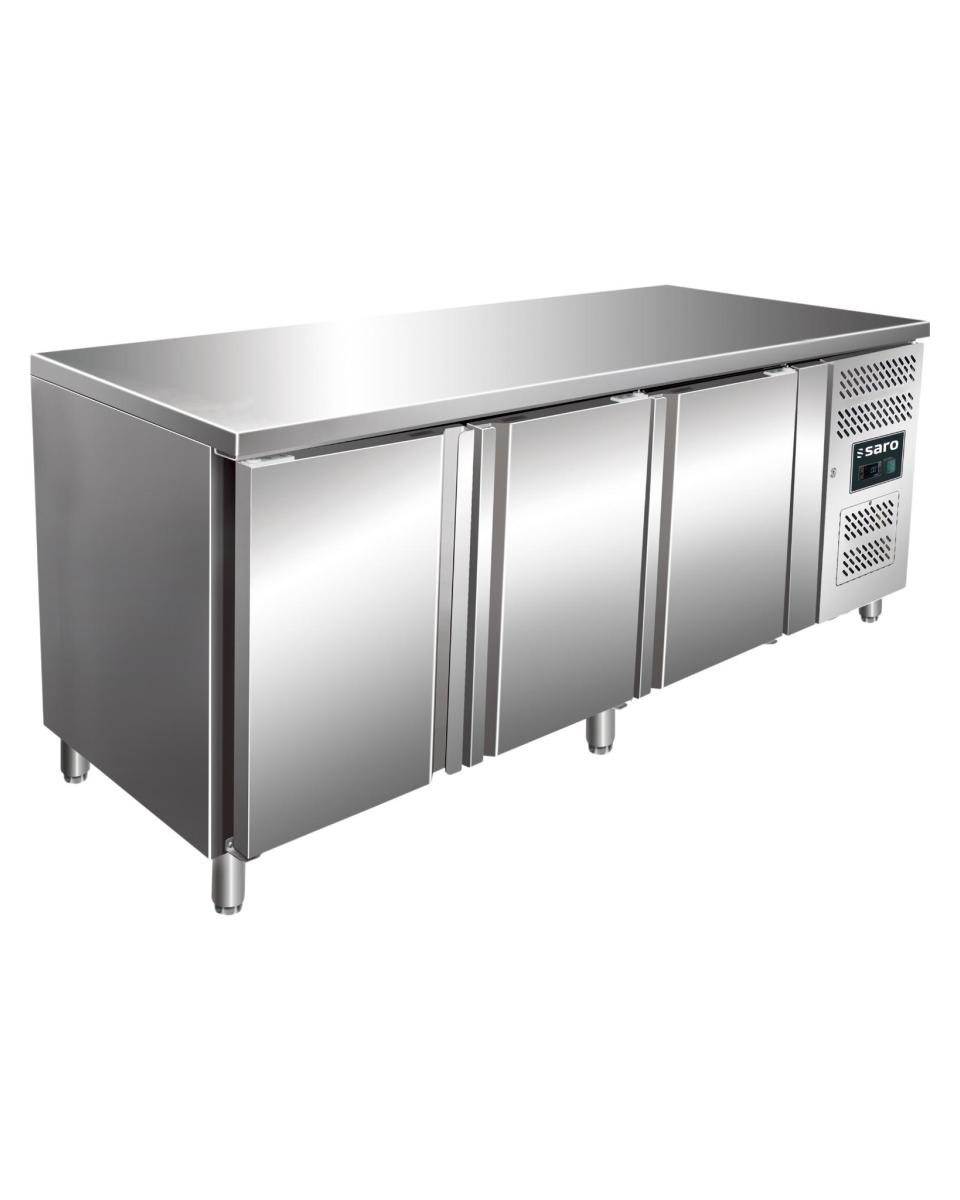 Etabli réfrigéré - 3 portes - H 95 x L 179,5 cm - inox - Saro - 323-1071