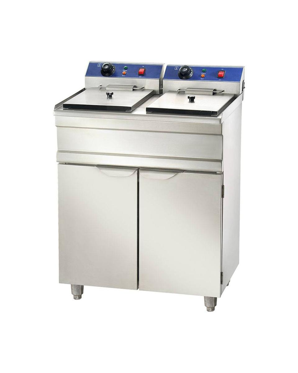 Friteuse - électrique - modèle vertical - 2 x 9 L - 2 x 230V - G-Line