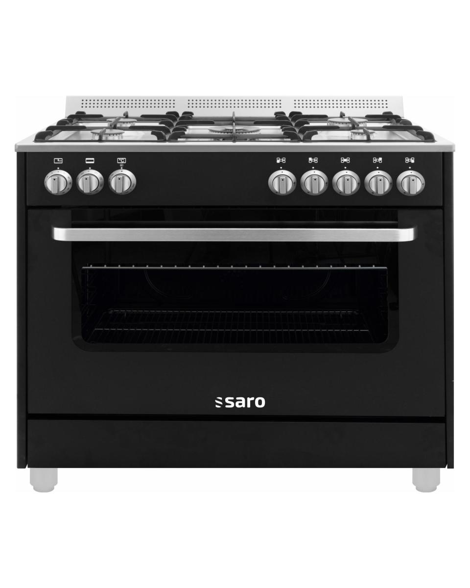 Cuisinière à gaz - Four électrique - 5 Fosse - Saro - 331-1155