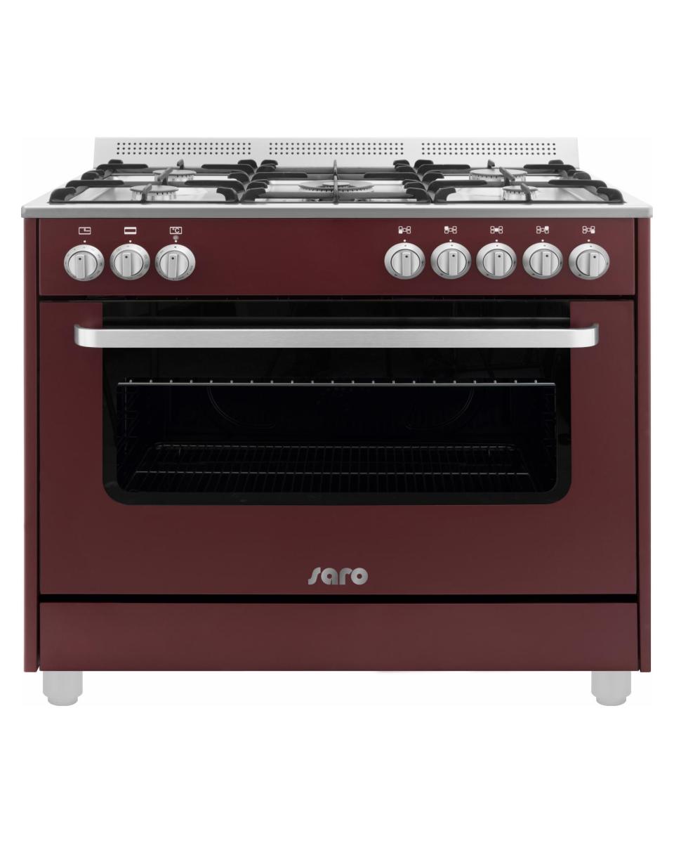 Cuisinière à gaz - Four électrique - 5 Fosse - Saro - 331-10555