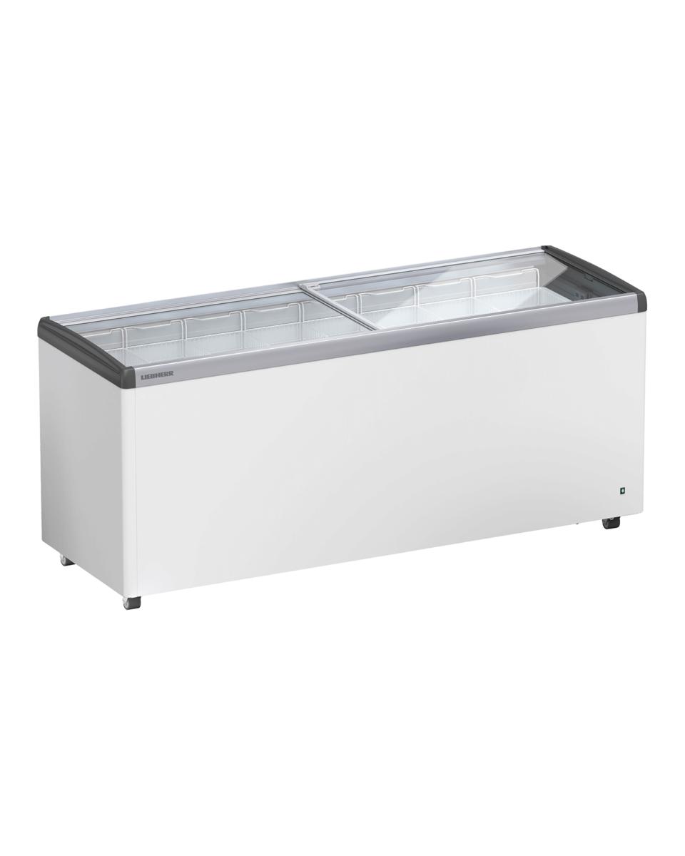 Conservateur à glaces - Vitrine à glaces - Blanc - Couvercle coulissant en verre - 457 Litre - Liebherr - EFE 6052-41