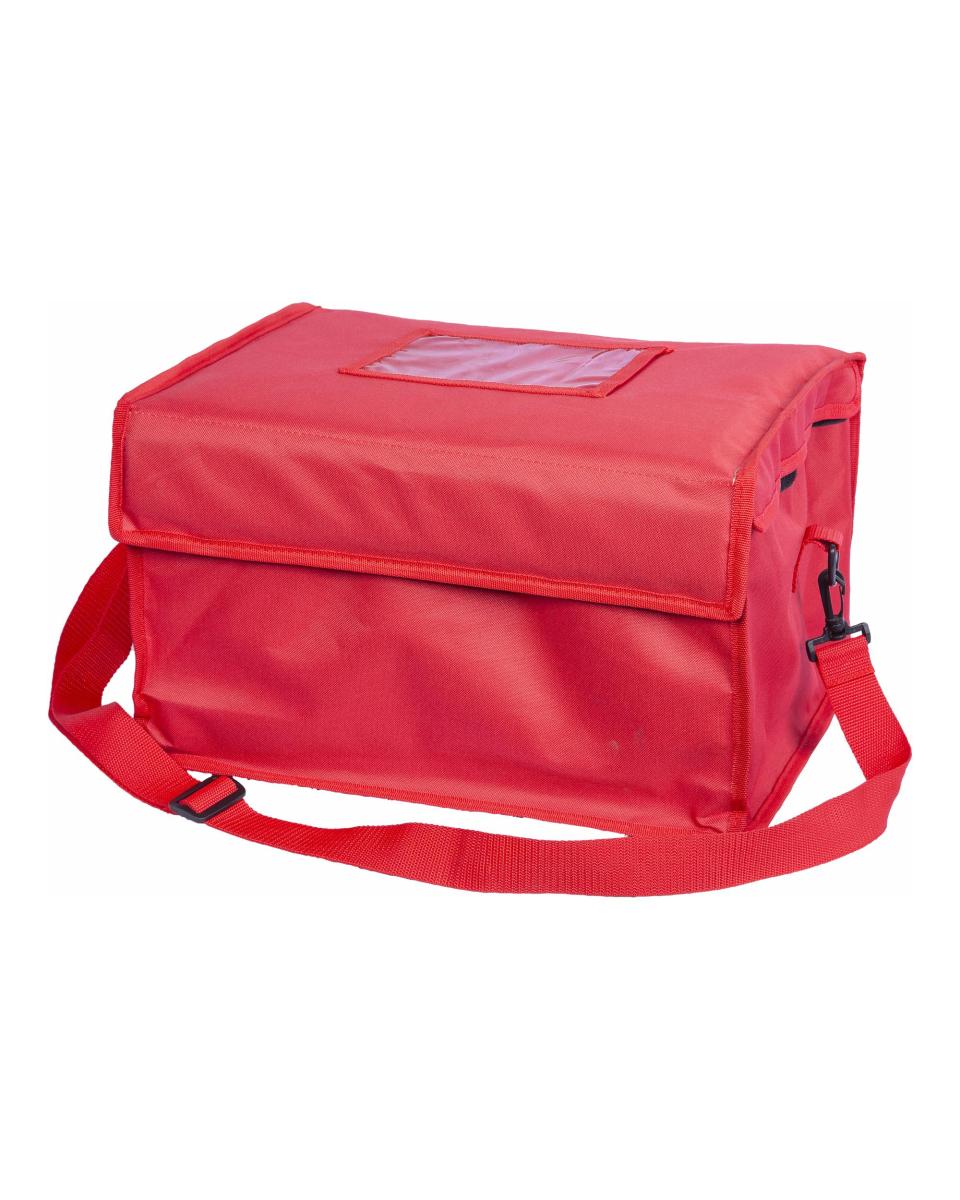 Sac Transport Alimentaire - 42 x 35 x 25 CM - Polyester - Rouge - G-Line