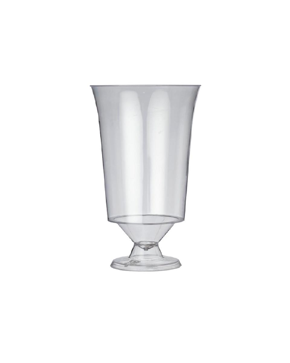 Verre à vin - 17,5 CL - 10 pièces - Ø 6,5 x H 11 CM - Polypropylène - T644