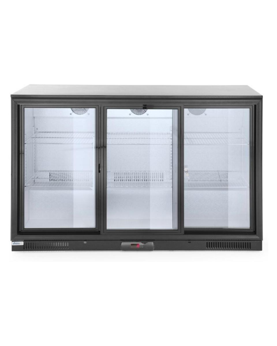 Réfrigérateur vitrine - 338 litres - 3 portes - Hendi - 235836