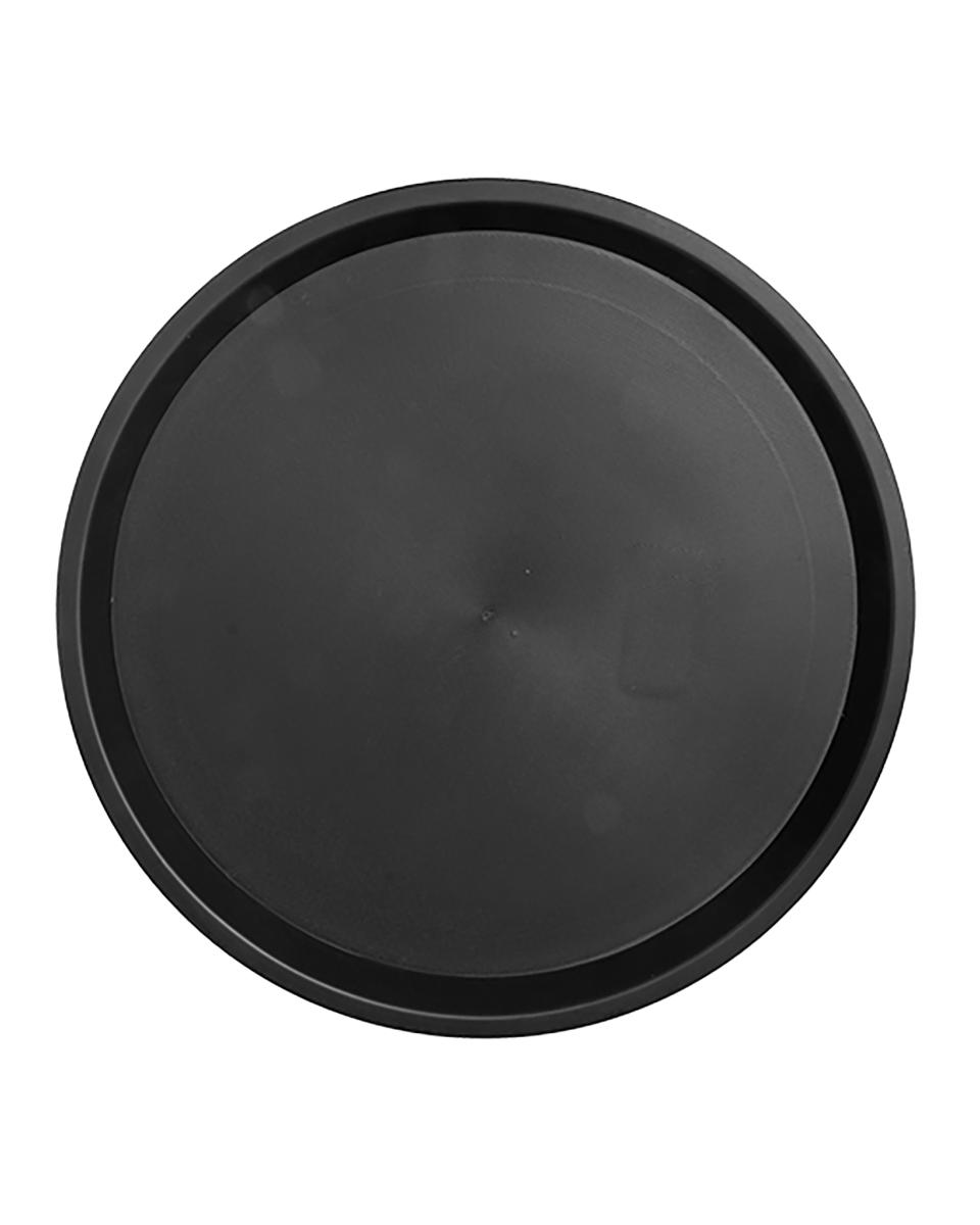Barquette - H 2,3 CM - 0,26 KG - Ø30 CM - Polystyrène (Ps) - Noir - Caterchef - 430330