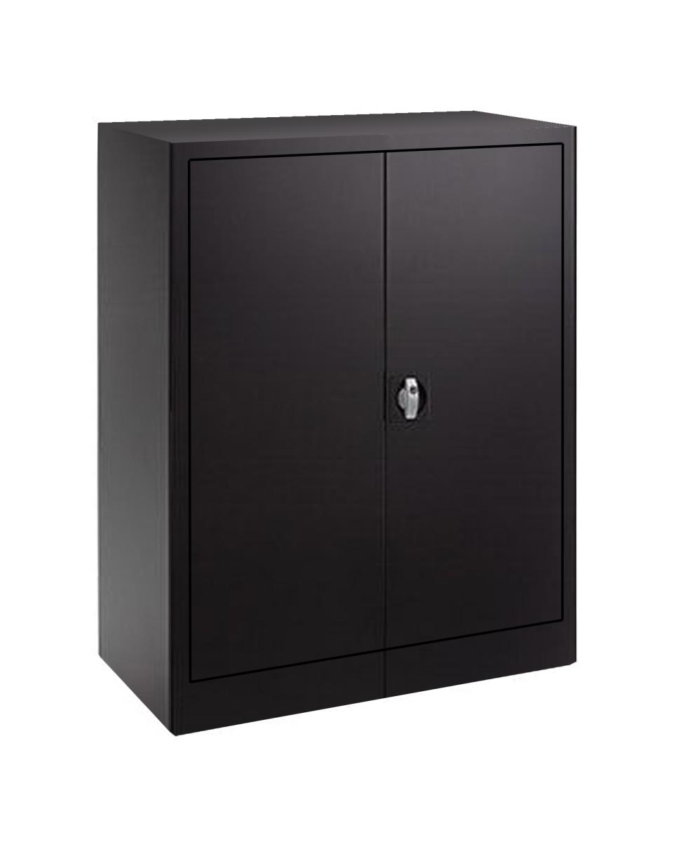 Classeur - Noir - H 100 x 80 x 42 CM - Avec serrure - FLC