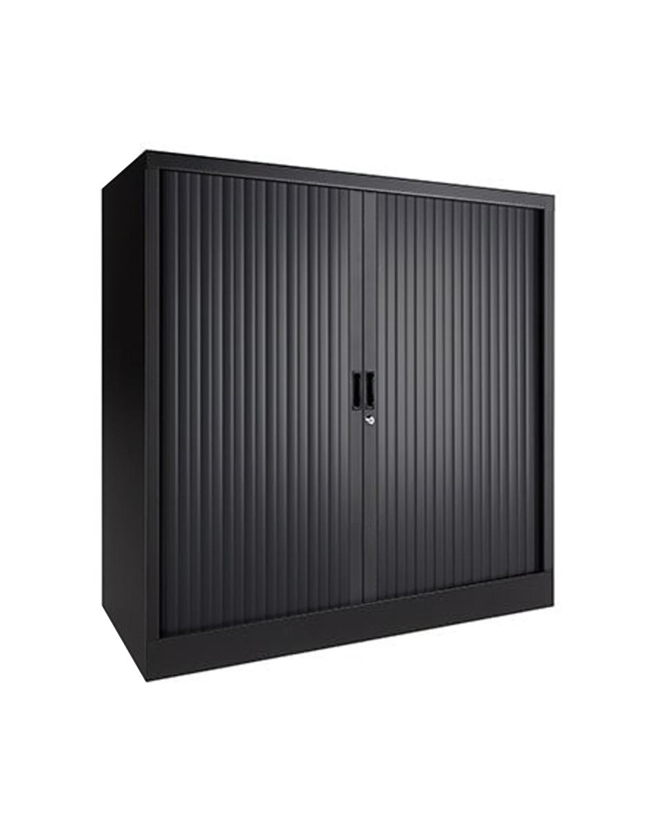 Armoire volet roulant - Noir - H 118 x 120 x 43 CM - Proflight