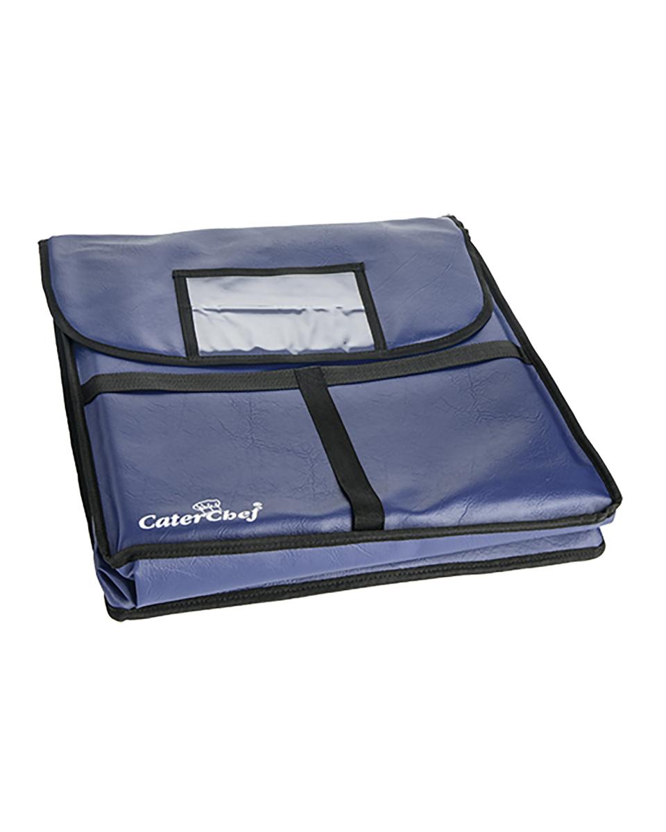 Sac Livraison Pizza - H 15 x 50 x 50 CM - 0,65 KG - Chlorure de Polyvinyle (Pvc) - Bleu - Caterchef - 072232