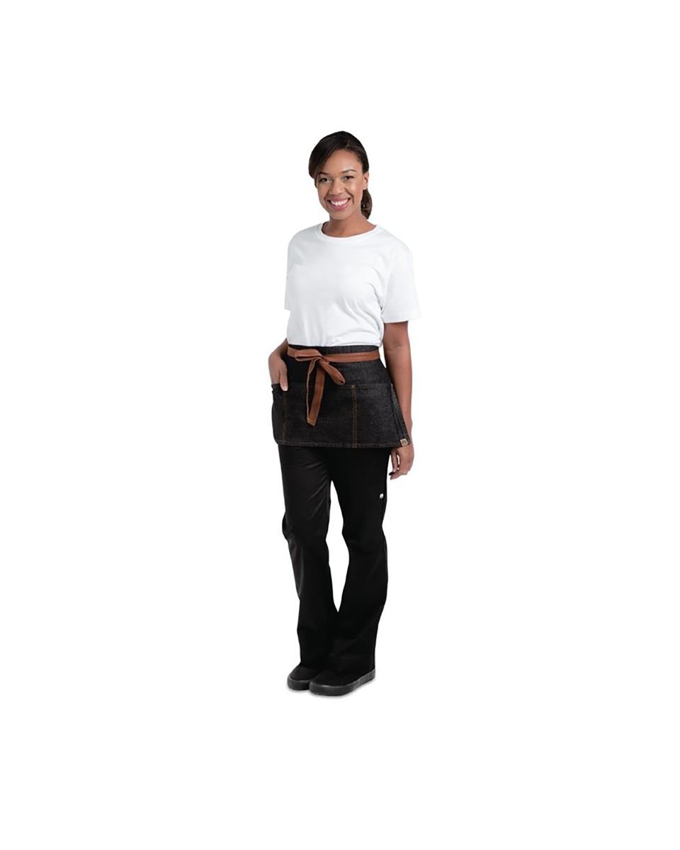 Tablier de bar - Unisexe - Noir - 58,5 x 30,5 CM - Coton - Chef Works Urban - B591