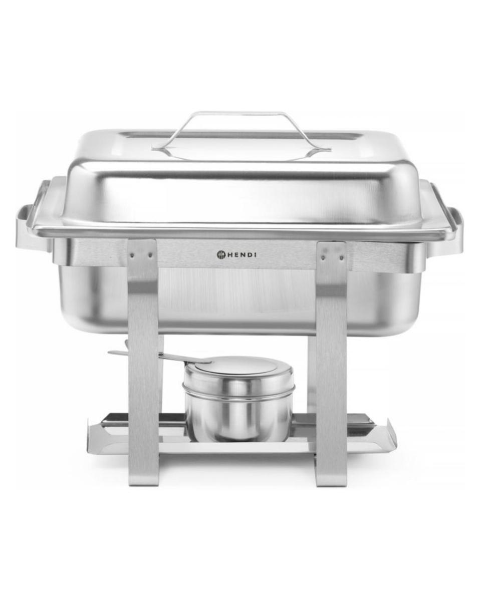 Chafing dish - 1/2 GN - Economique - 4,5 litres - Inox - Hendi - 475201