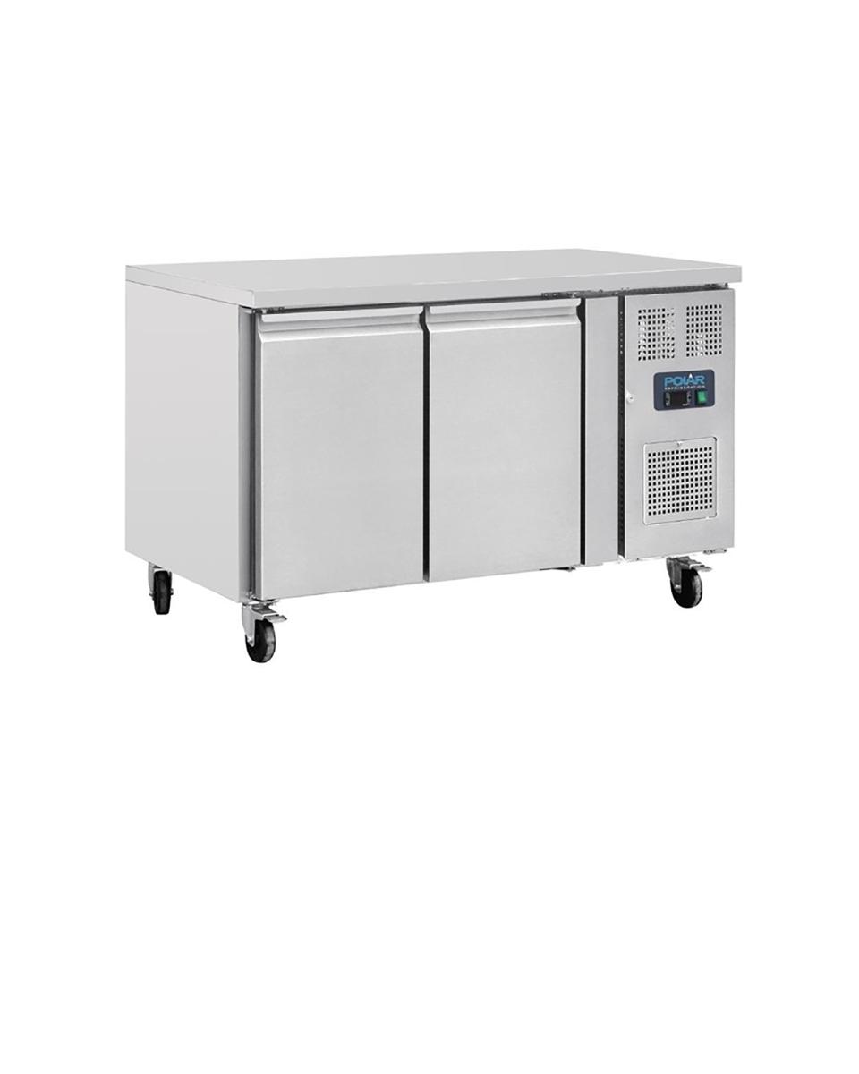 Etabli réfrigéré - 282 Litre - 2 portes - H 86 x 136 x 70 CM - 230 V - Polar - G596