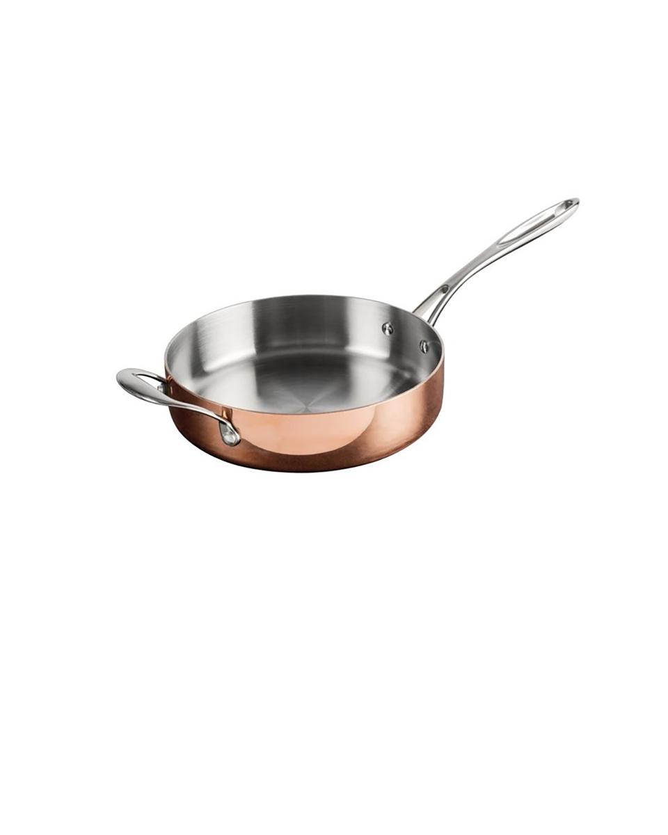 Sauteuse - 2,5 Litre - Ø 24 x H 6 CM - Aluminium/Inox/Cuivre - Vogue - CM676
