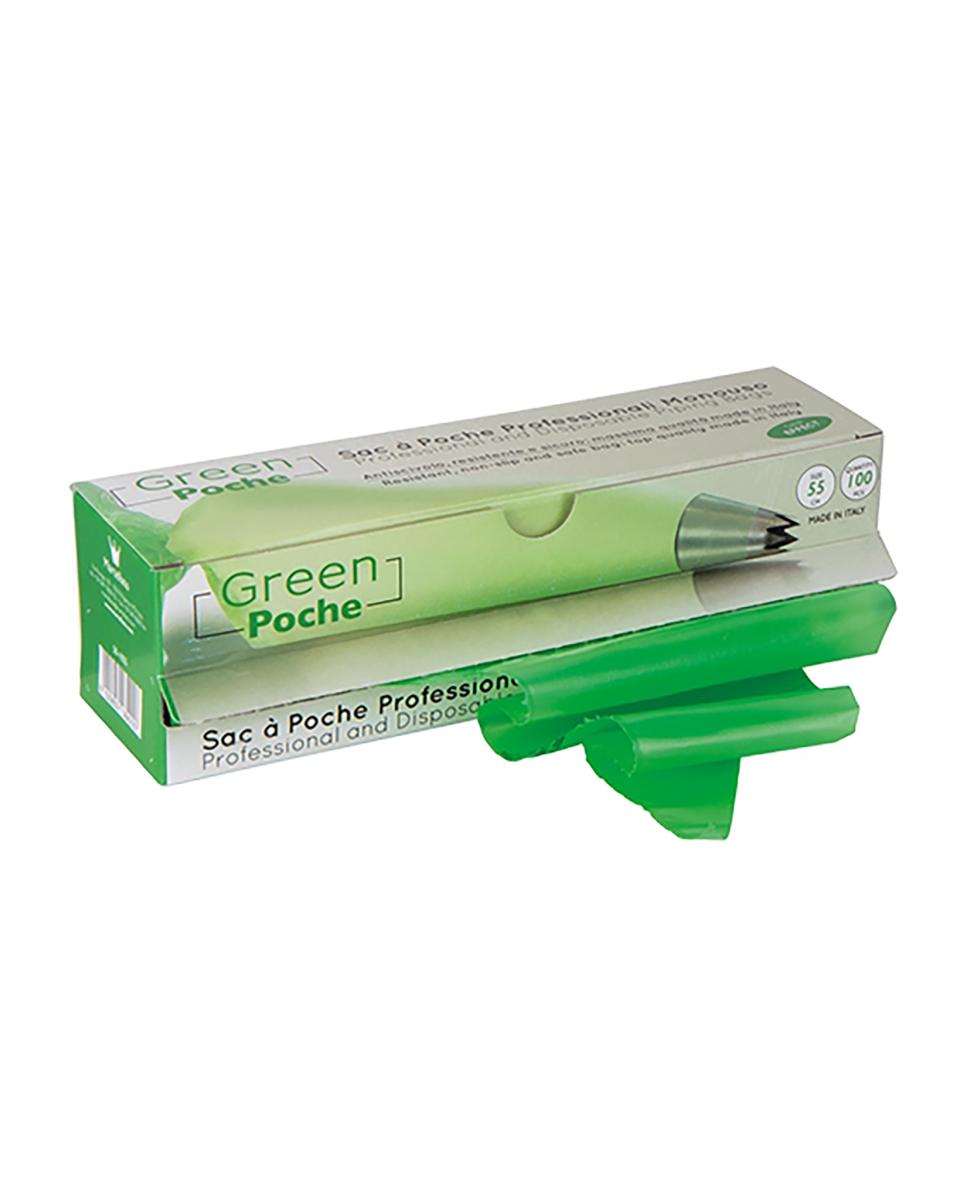 Poche à douille - 1.366 KG - 55 CM - Polyéthylène - Vert - Martellato - 515065