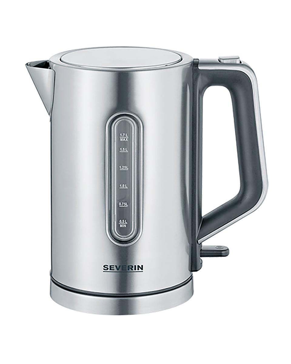 Bouilloire - H 24 x 23,5 x 14 CM - 1 053 KG - 220 - 240 V - 2400 W - Inox - 1,7 Litre - Severin - 910003