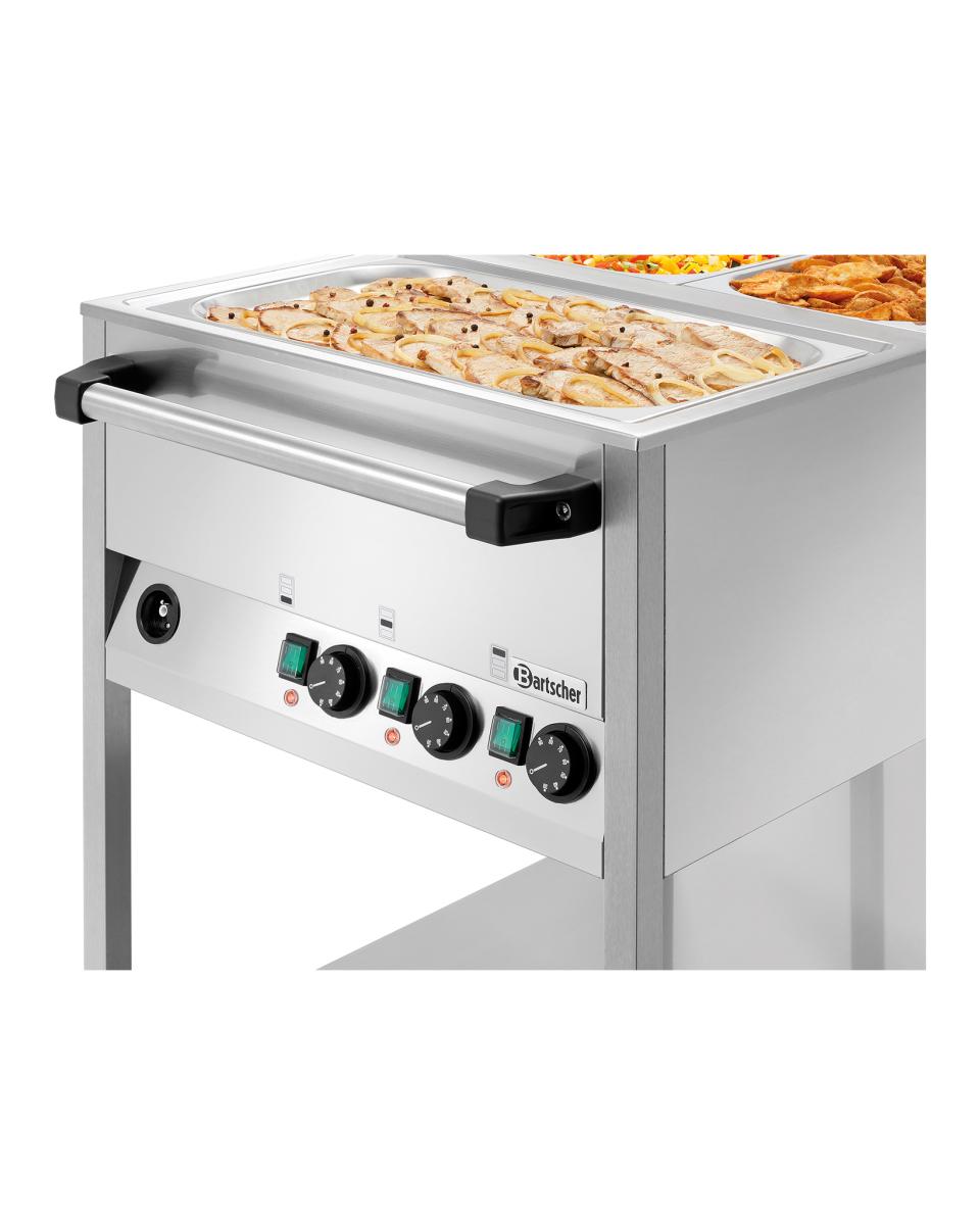 Bain-Marie - 3 x GN 1/1 - H 91 x 65,5 x 130 cm - Bartscher - 200262