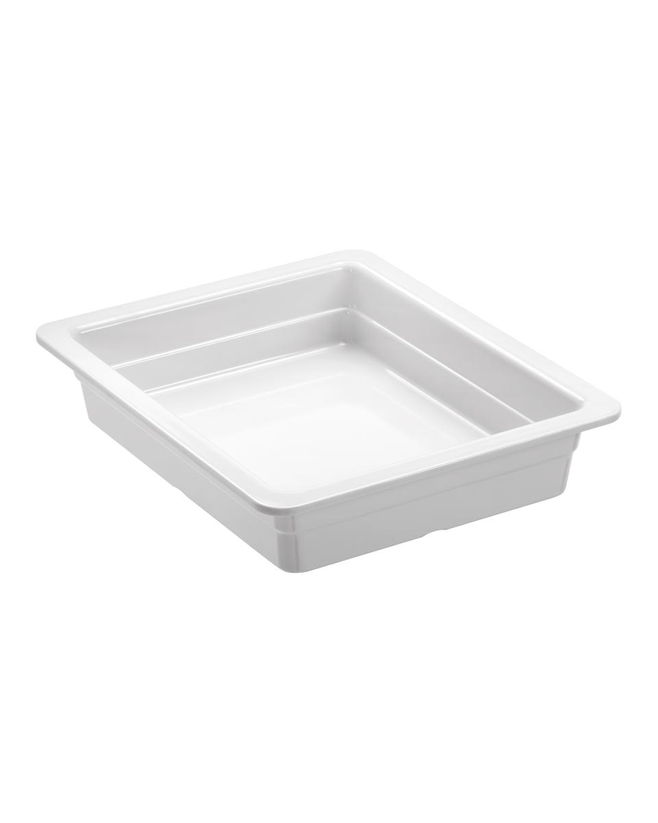 Barquettes mélamine - 1/2 GN - Lot de 2 - Blanc - Bartscher - A122300