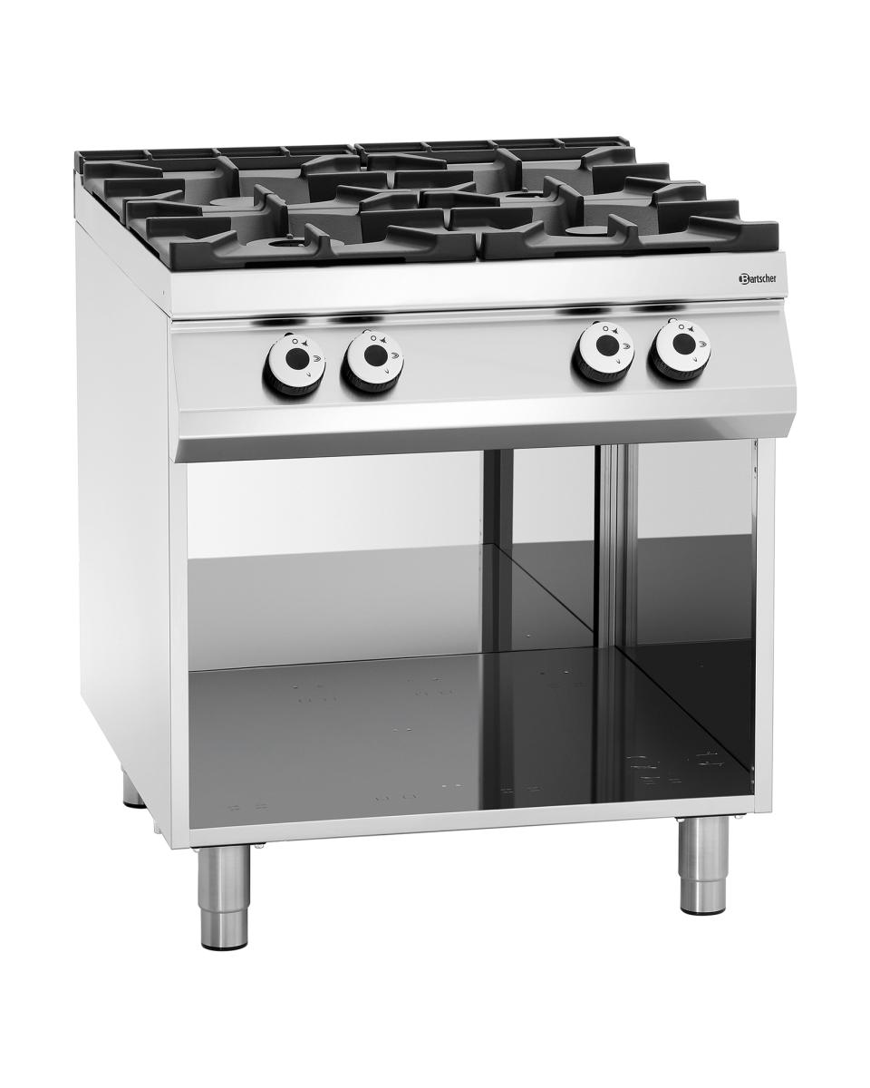 Cuisinière à gaz - 4 feux - Bartscher - 2951131