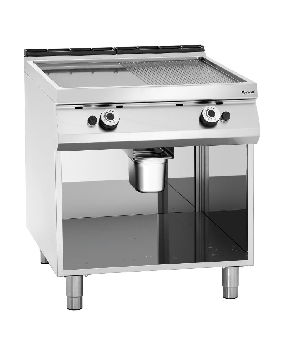 Plancha - Gaz - 2 Zones - Lisse/Striée - Bartscher - 2955061