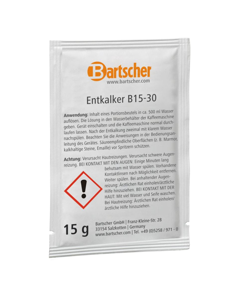 Détartrant machine à café - 30 x 15g - Bartscher - 190065