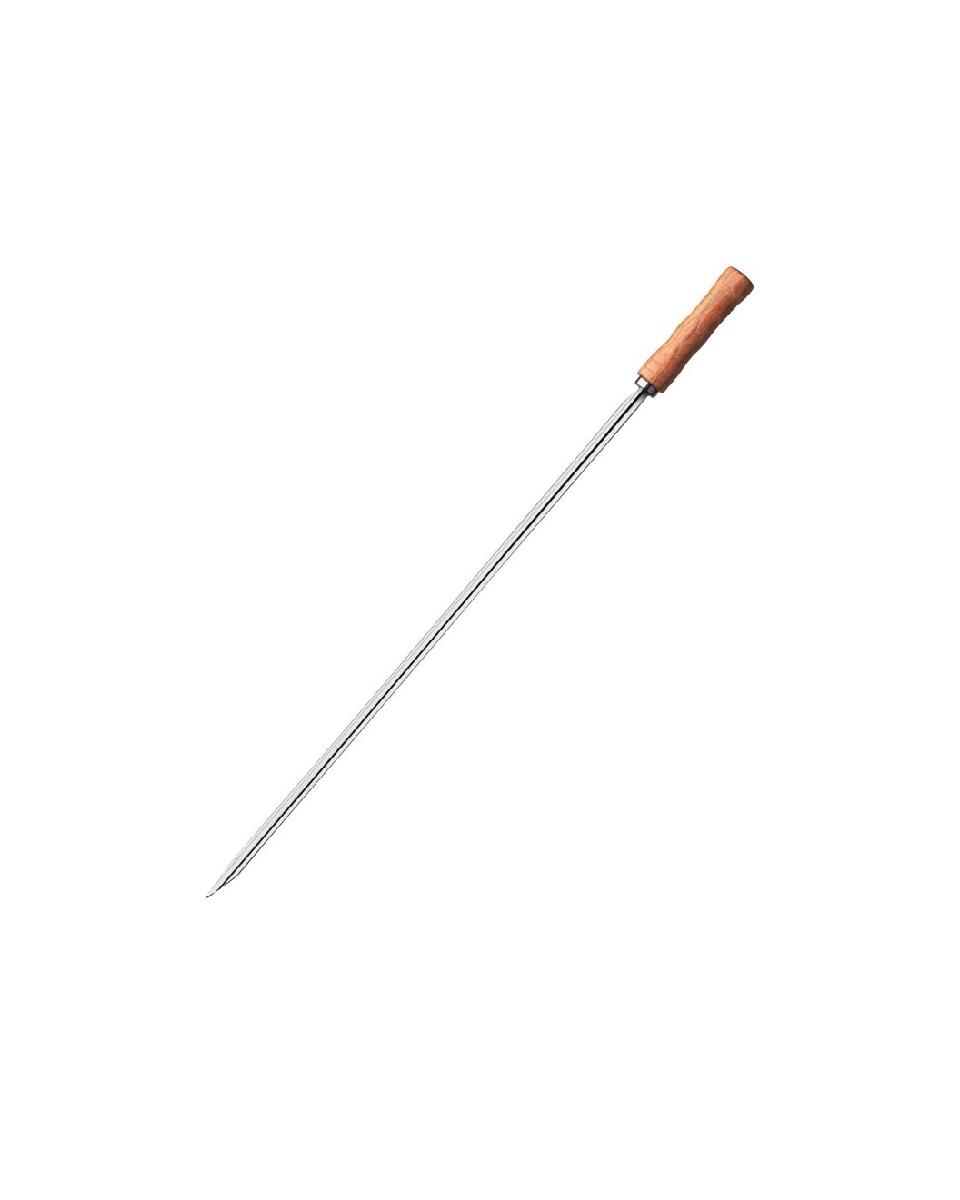 Brochette à barbecue - H 27,5 x 22,5 x 13,5 x 55 CM - Bois/Inox - Tramontina Churrasco - DC470