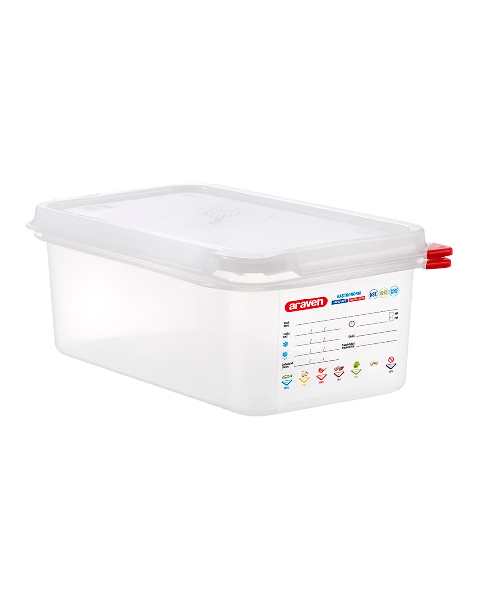 Boîte alimentaire - GN 1/4 - profondeur 100 mm - Polypropylène - G-Line