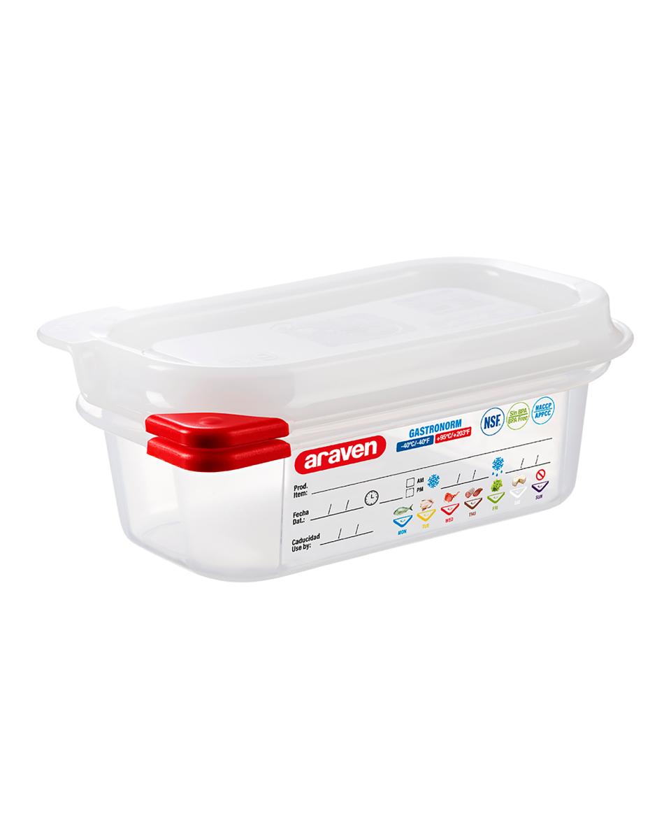 Boîte alimentaire - GN 1/9 - profondeur 65 mm - Polypropylène - G-Line