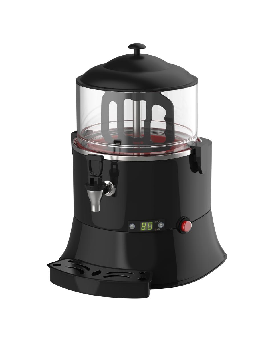 Distributeur de Chocolat Chaud - 5 Litres - H 47 x 40 x 32 CM - 220-240 V - Noir - G-Line