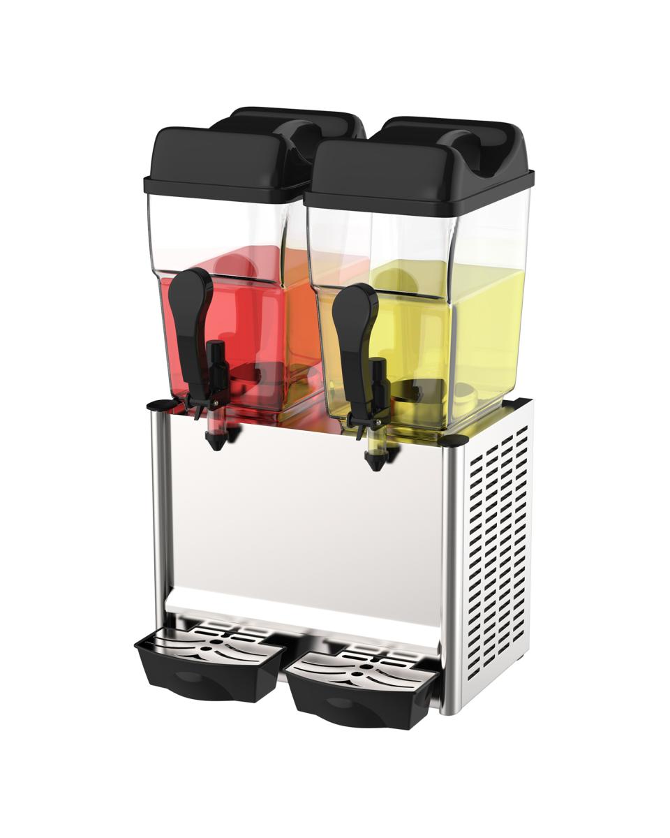 Distributeur de boissons - 2 x 18 Litres - H 74 x 48 x 46 CM - 220-240 V - Refroidi - G-Line