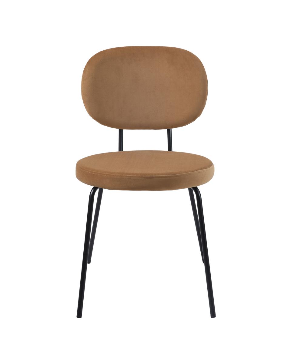 Chaise restauration - Rondo - Velet Cuivre - G-Line