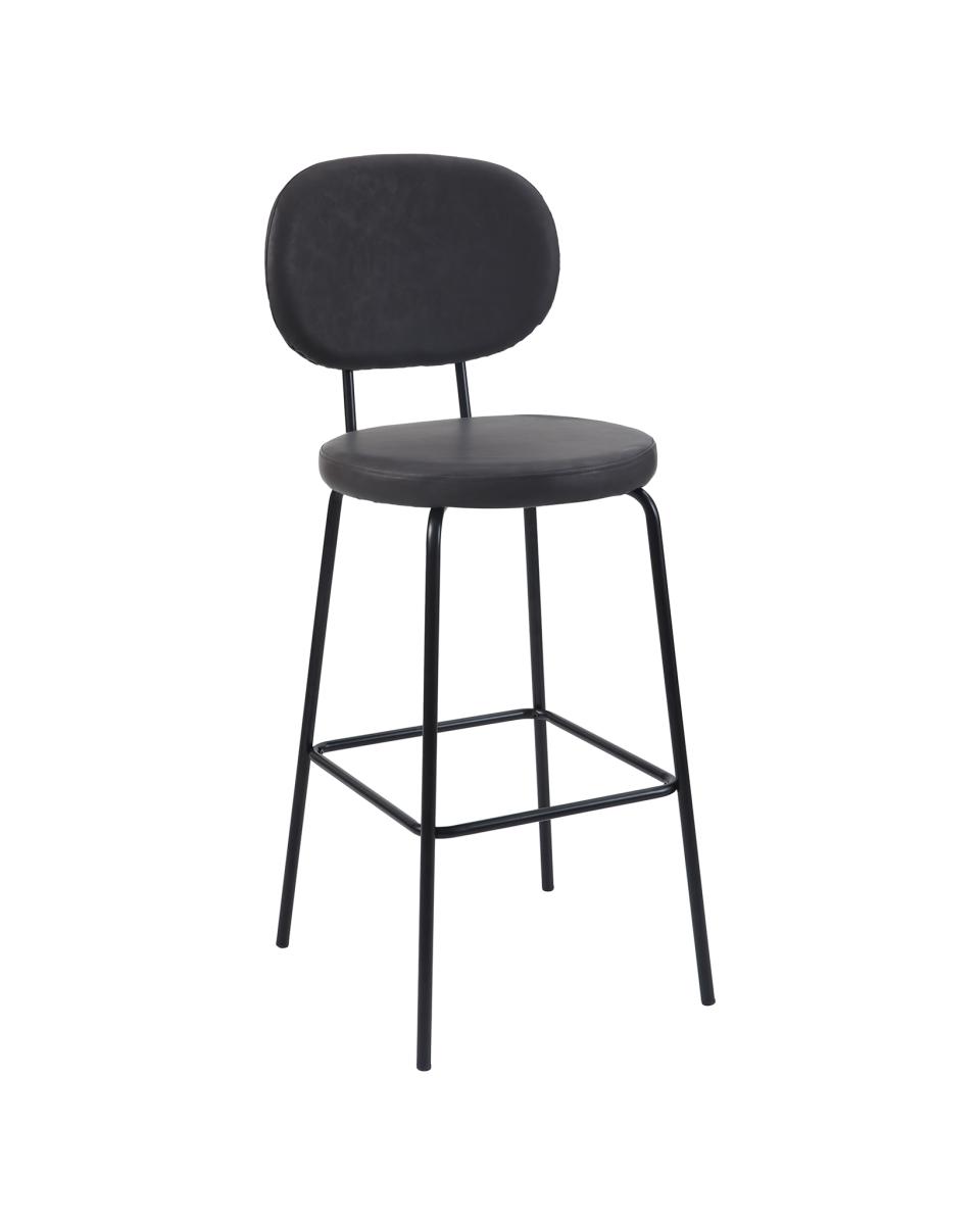 Tabouret de bar Rondo - Pu Marron Foncé - G-Line