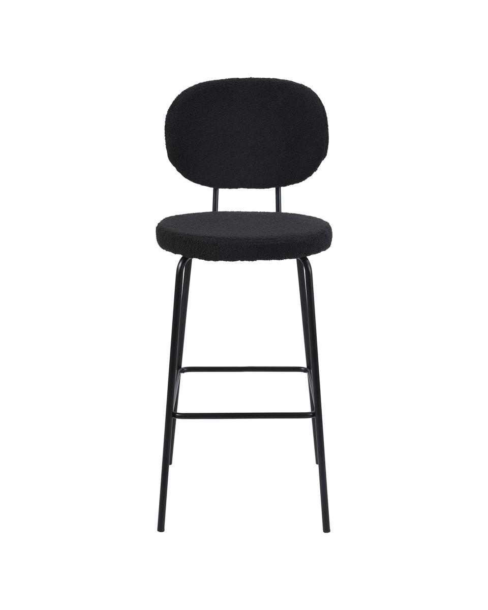Tabouret de bar Rondo - Teddy Noir - G-Line