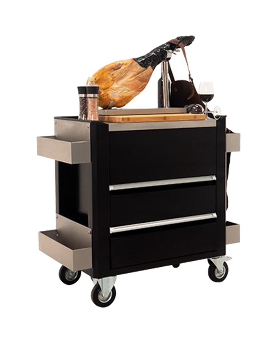 Chariot de service Barman - 79 x 49 x 90(H) CM - G-Line