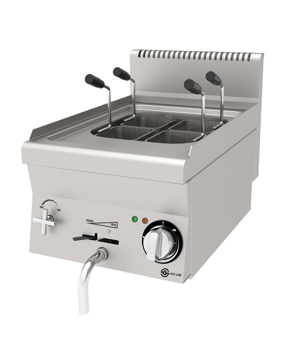 Cuiseur de pâtes - Électrique - Modèle de table - 4 paniers - acier inoxydable - 400V - Ligne G600 - G-Line