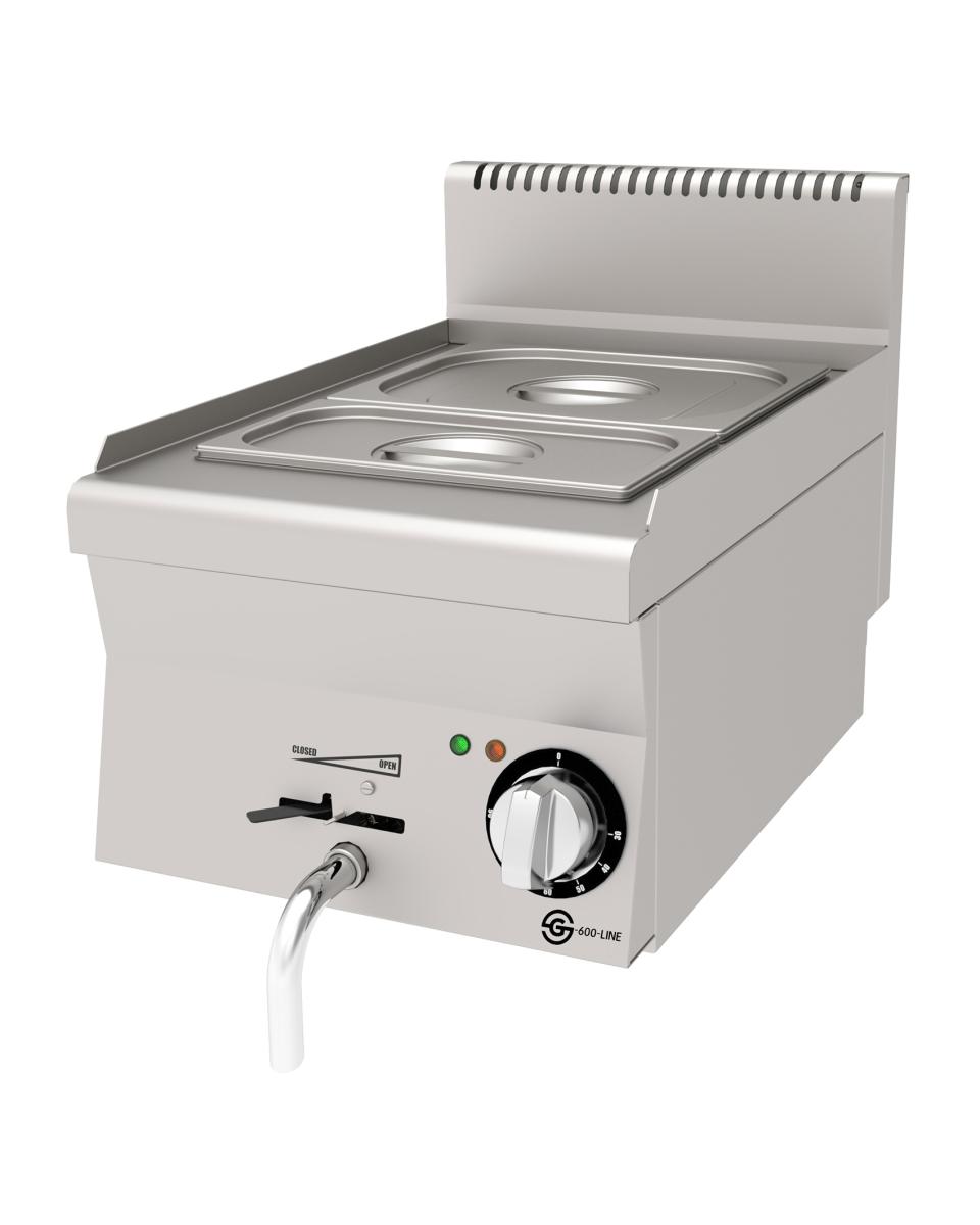 Bain Marie - 1/2 + 1/3 GN - Électrique - Modèle de table - acier inoxydable - 230V - Ligne G600 - G-Line