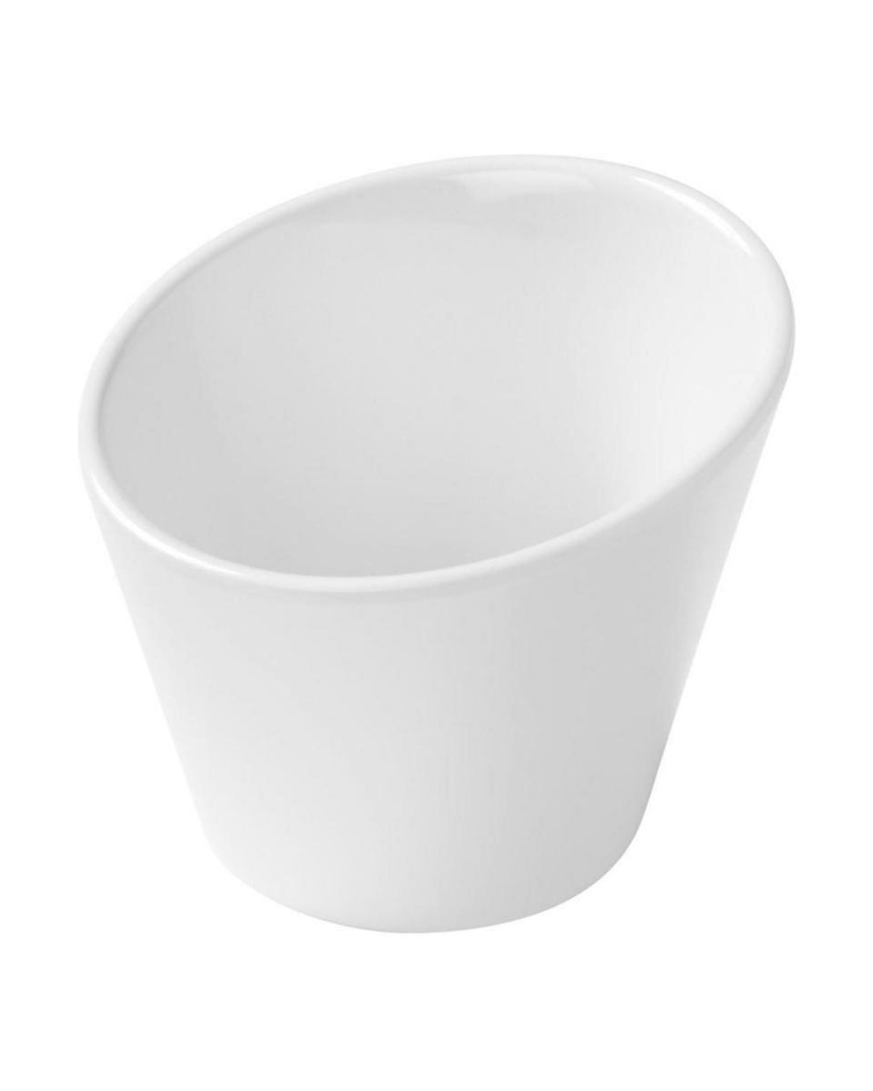Bol - Rond - Bord oblique - Blanc - Mélamine - Ø10 - G-Line