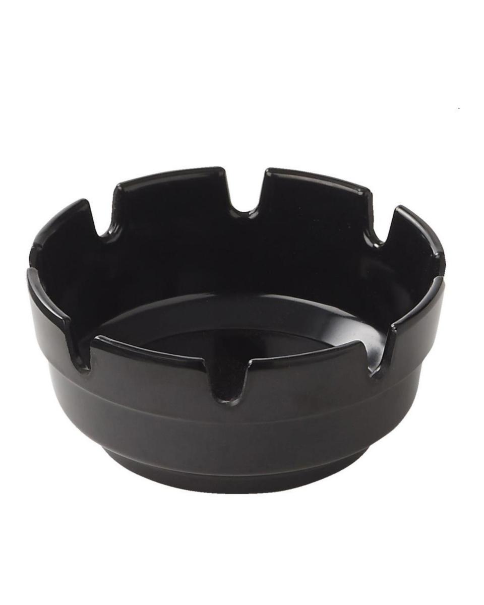 Cendrier - Rond - Noir - Mélamine - Ø10 - G-Line