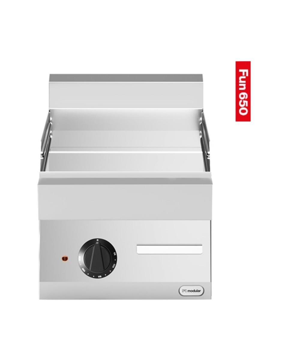 Plaque de cuisson - Électrique - Lisse - 400V - L 40 CM - Fun 650 Line - Modulaire