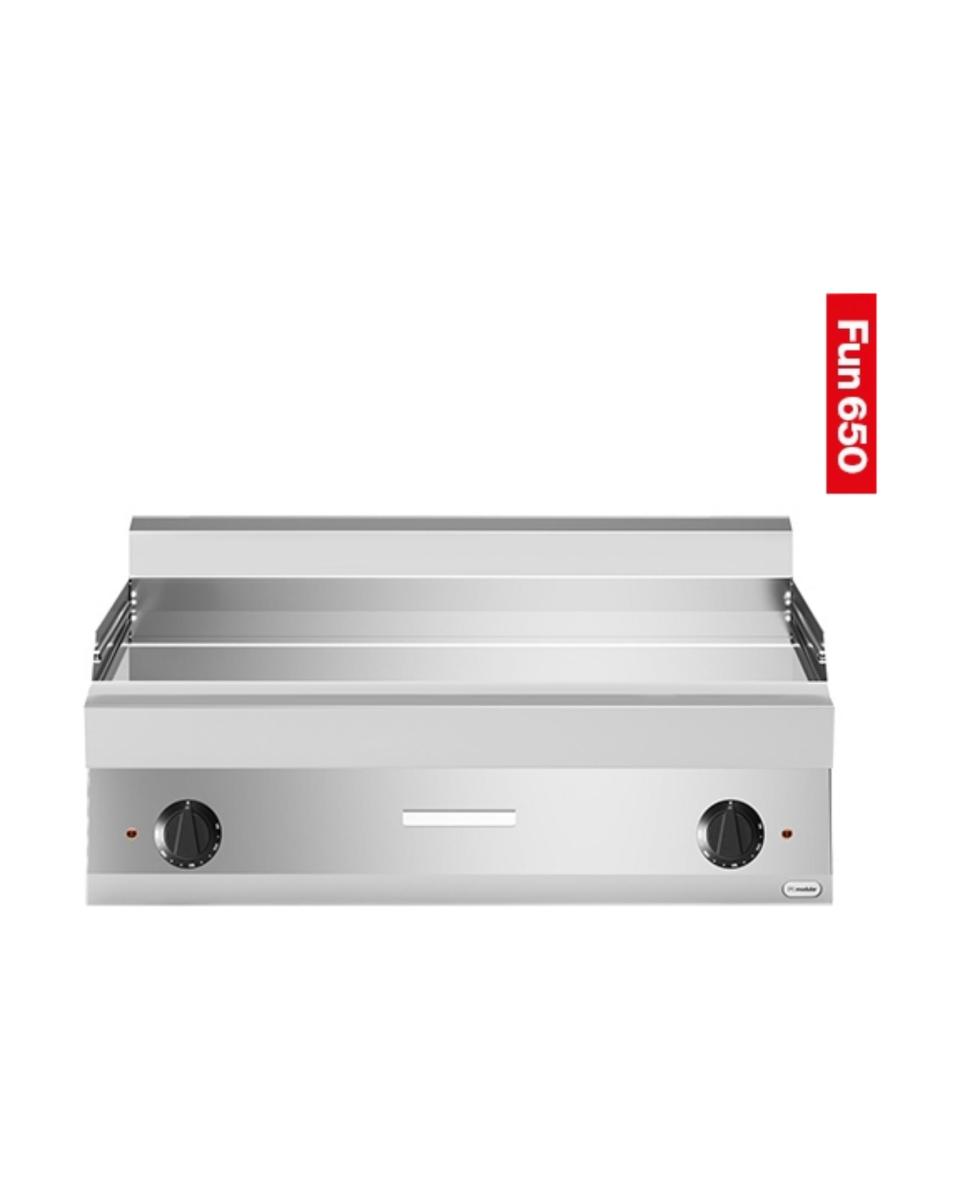 Plaque de cuisson - Électrique - Lisse - 400V - L 100 CM - Fun 650 Line - Modulaire