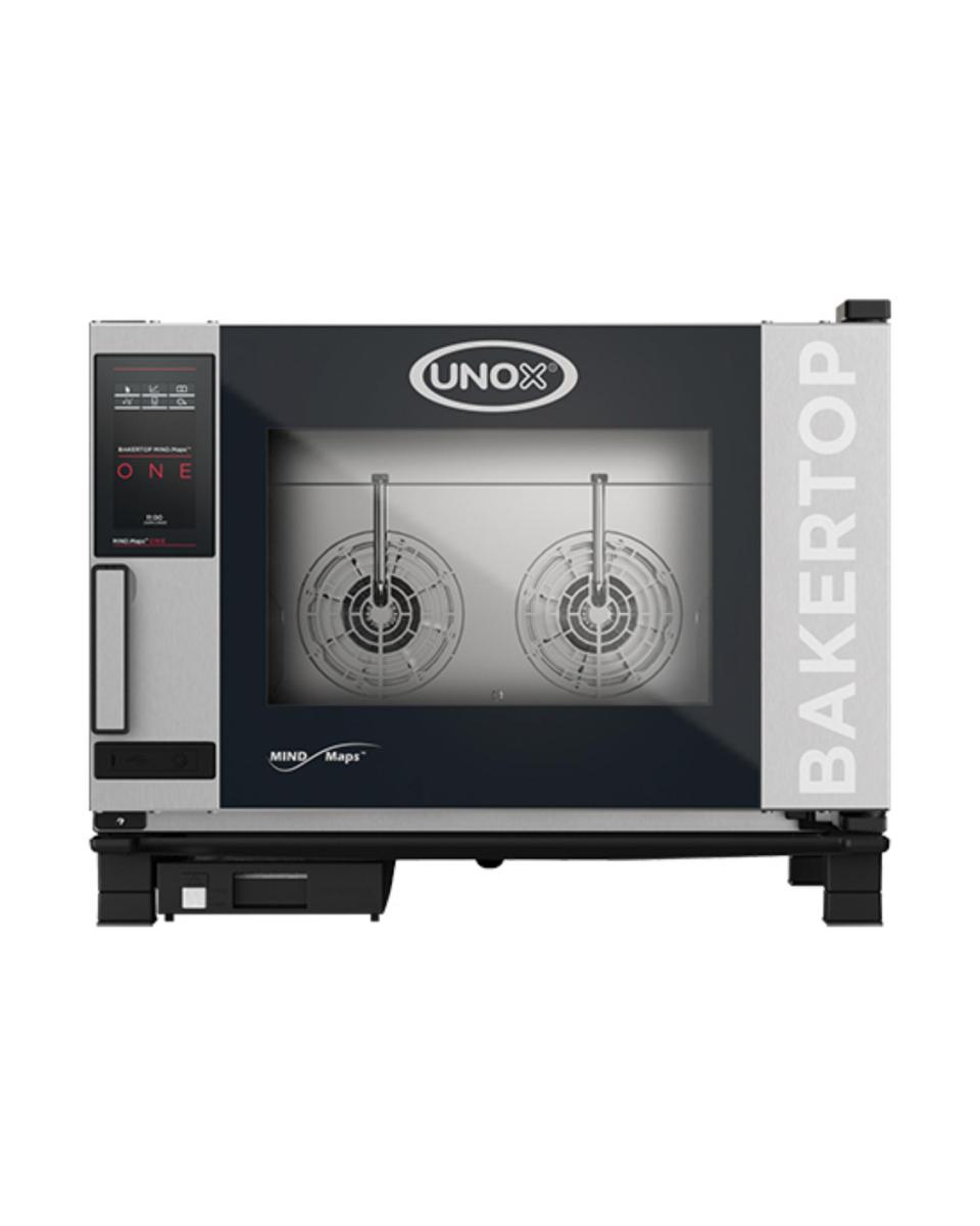 Plaque de cuisson Mindone - H 67,5 x 86 x 96,7 CM - 90 KG - 380 - 415 - Sans - Prise V - 7400 W - Inox - +30°C / +260°C - Unox - 596422