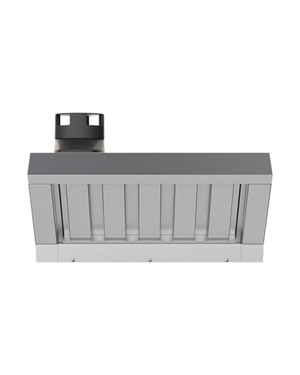 Hotte aspirante Cheftop - H 34,3 x 53,5 x 101,8 CM - 22 KG - 220 - 240 V - 100 W - Inox - Unox - 596206