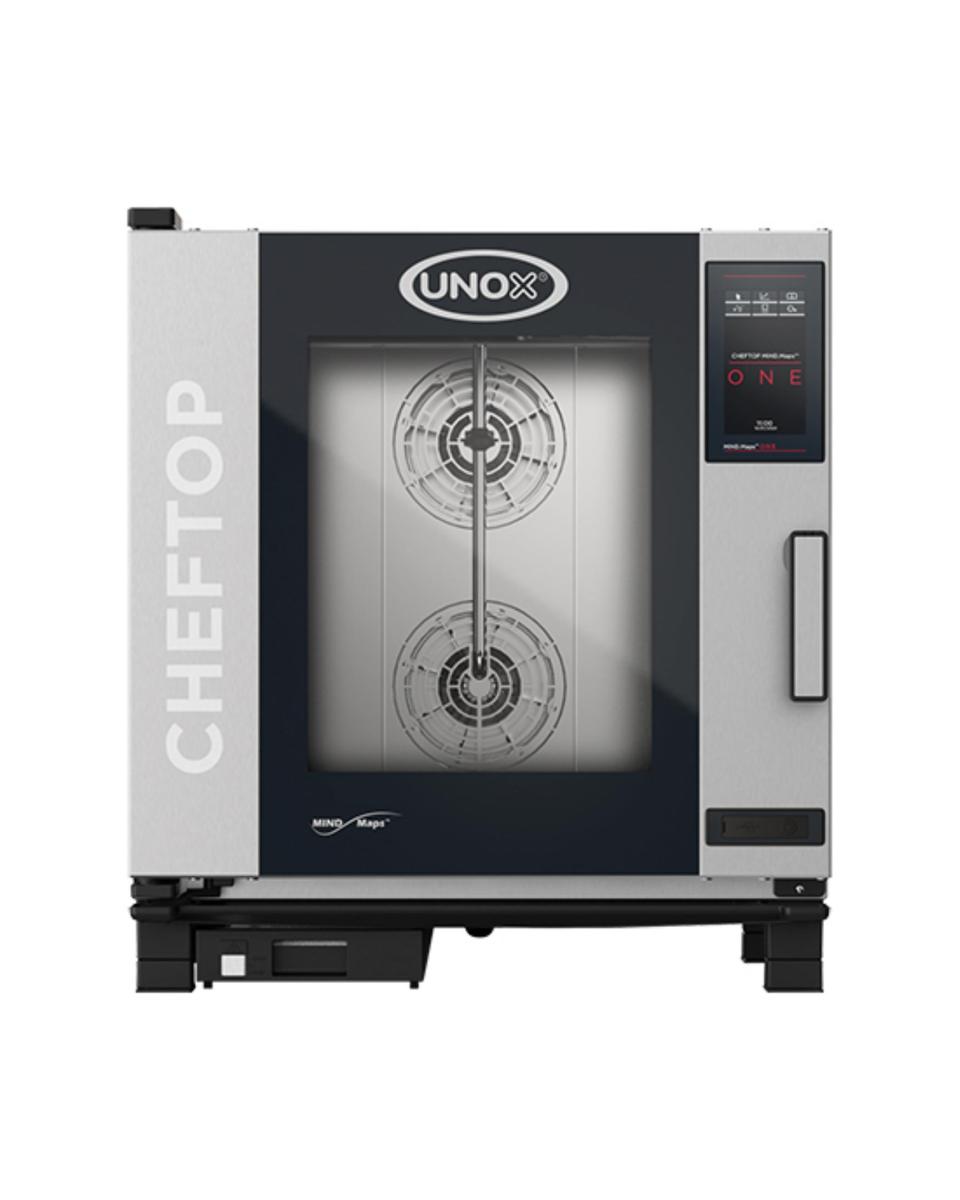Cheftop Mindone - H 84.3 x 75 x 78.3 CM - 81.1 KG - 380 - 415 - Sans - Prise V - 11700 W - Inox - +30°C / +260°C - Unox - 596240