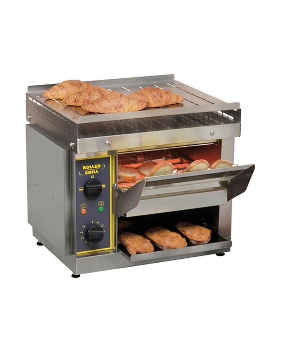 Toaster Convoyeur - H 45,5 x 51 x 68 CM - 21 KG - 220 - 240 V - 2650 W - Inox - Grille à Rouleaux - 304020
