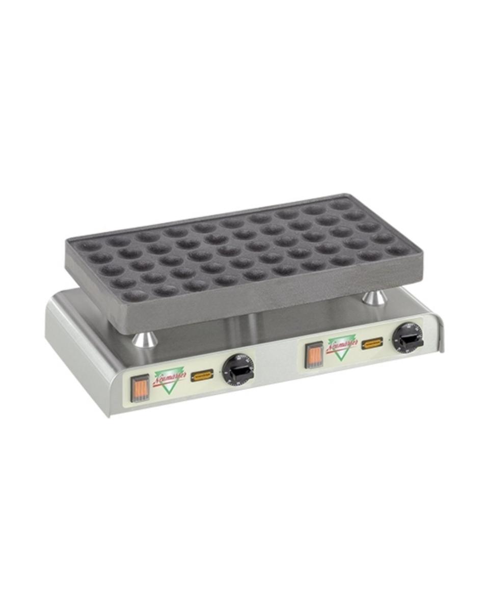 Appareil de cuisson Poffertjes - H 20 x 57 x 33 CM - 24 KG - 220-240 V - 2200 W - +0°C / +300°C - Neumärker - 308021