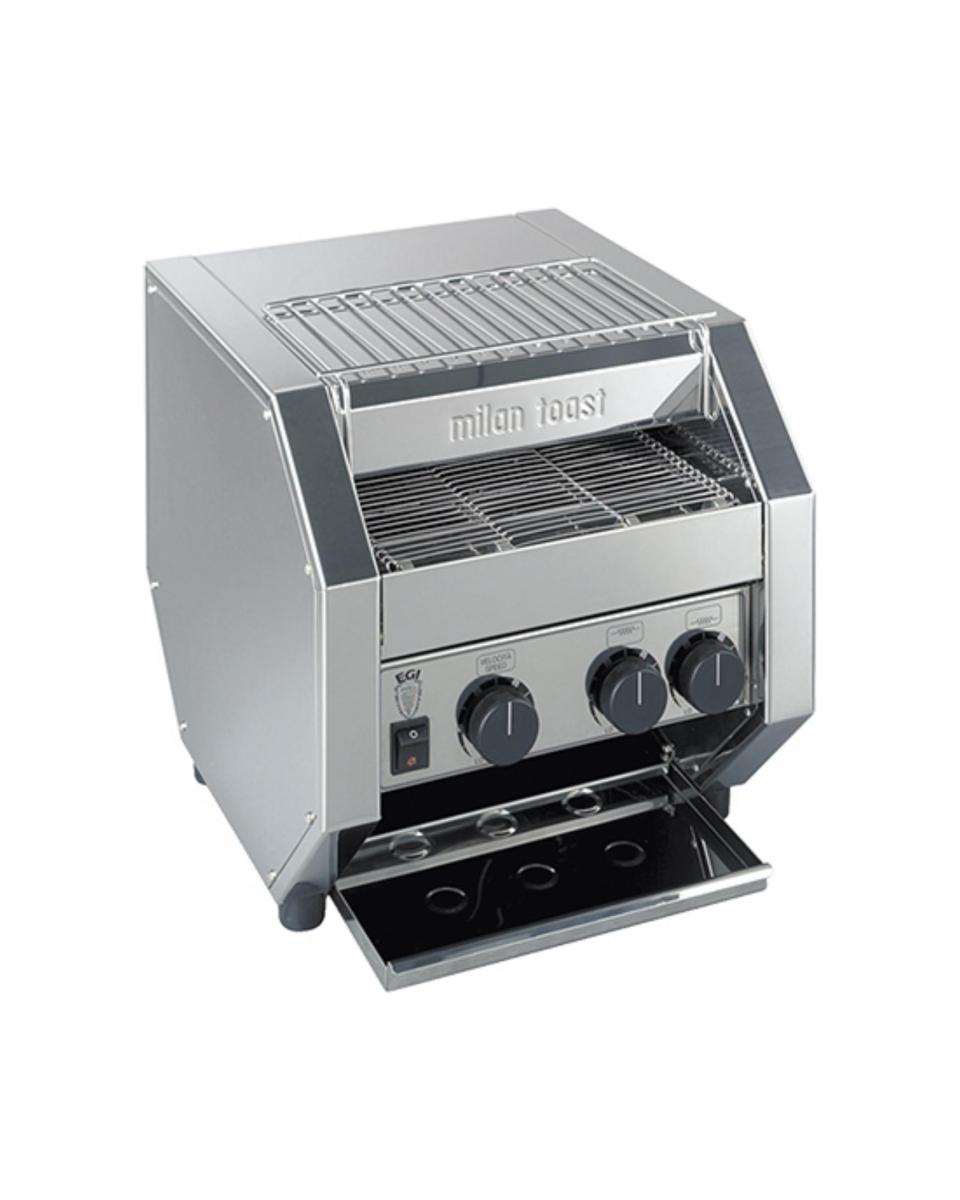 Toaster Convoyeur - H 36 x 34 x 41 CM - 15,5 KG - 220 - 240 V - 2100 W - Inox - MilanToast - 420050