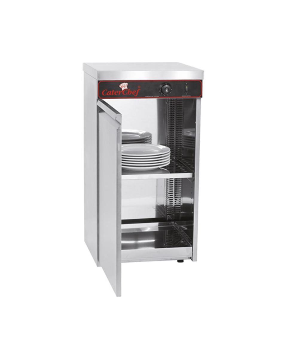 Armoire chauffante - H 85 x 45 x 45 CM - 30 KG - 220 - 240 V - 750 W - Inox - +30°C / +85°C - Cater chef - 688051
